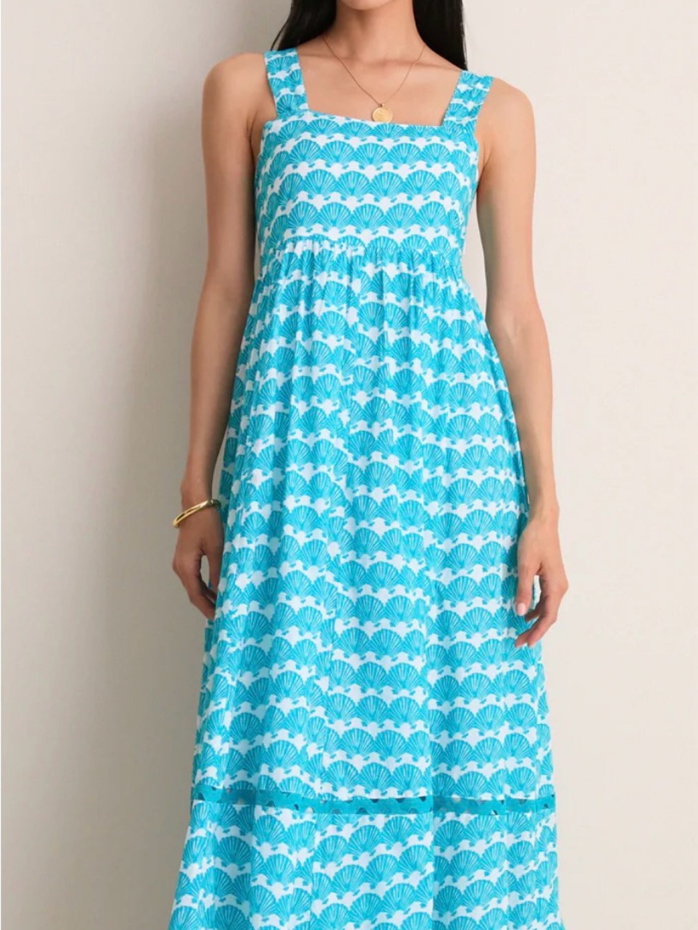 Ro’s Garden Green Isla Lily Maxi Dress